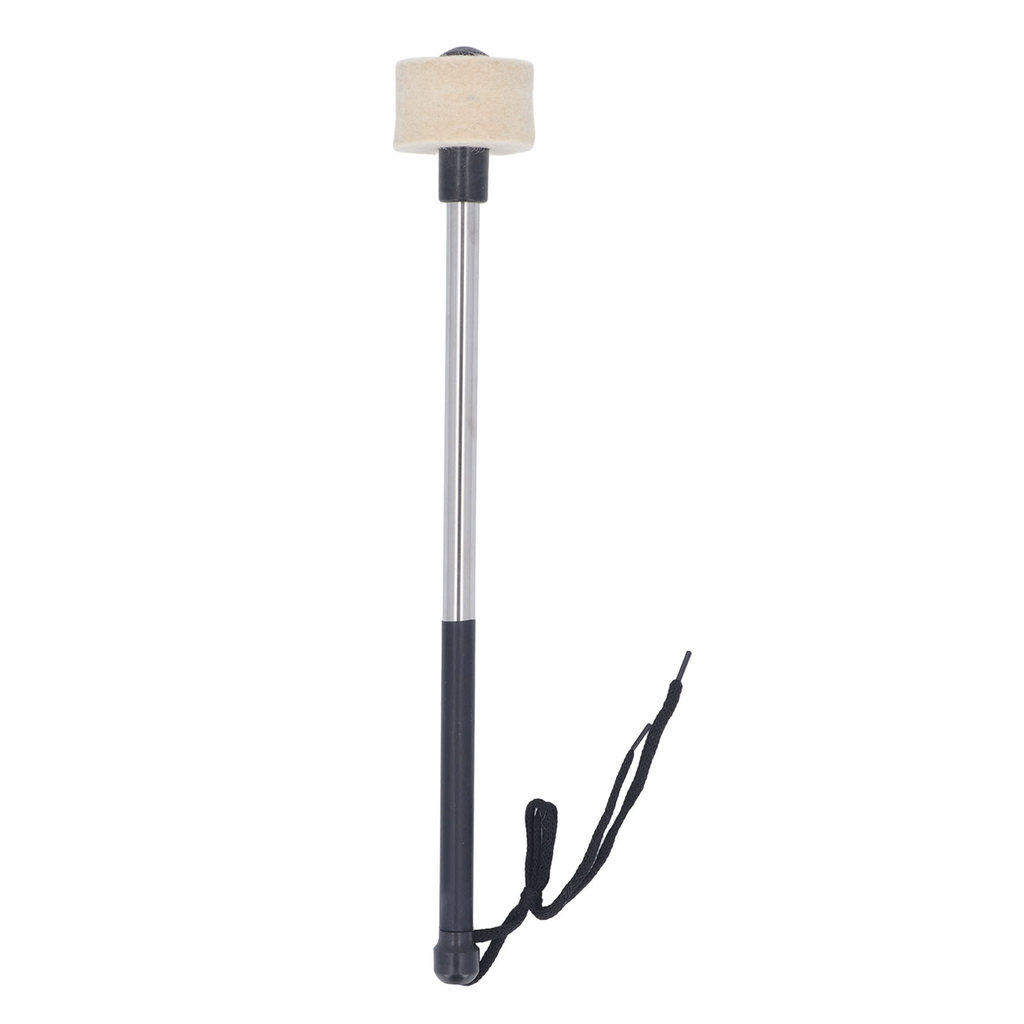 Baqueta De Cabeça De Feltro De Lã Togbr Alça De Aço Inoxidável Antiderrapante Soft Timpani Mallet