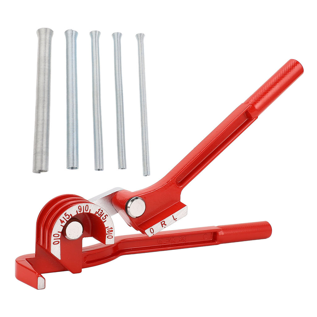 Kit Dobrador De Tubos De Mola Manual 1/4 Pol . 5/16 3/8 1/2 Conjunto Para Aço Fino De Alumínio E Latão De Cobre
