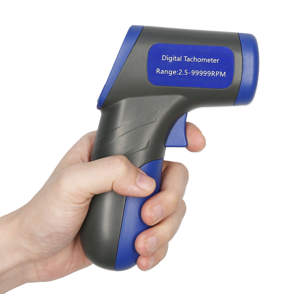 [Em Estoque] Tacômetro Digital Laser Medidor De RPM Portátil Velocidade (Faixa De Medição De 2.5-99999RPM) Com Display L