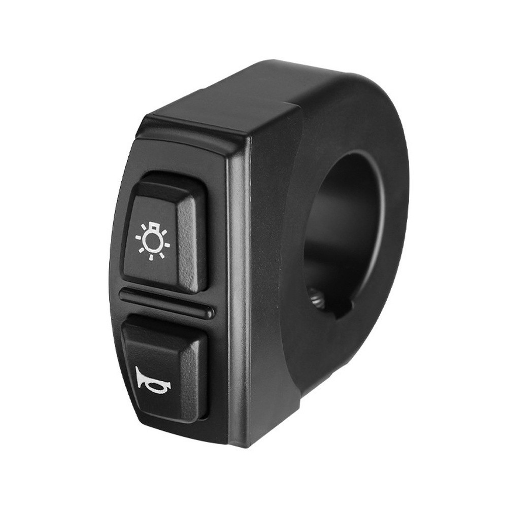 Motocicleta SwitchHeadlights Turn Signal Botão Liga/Desliga Para Guiador De 22Mm