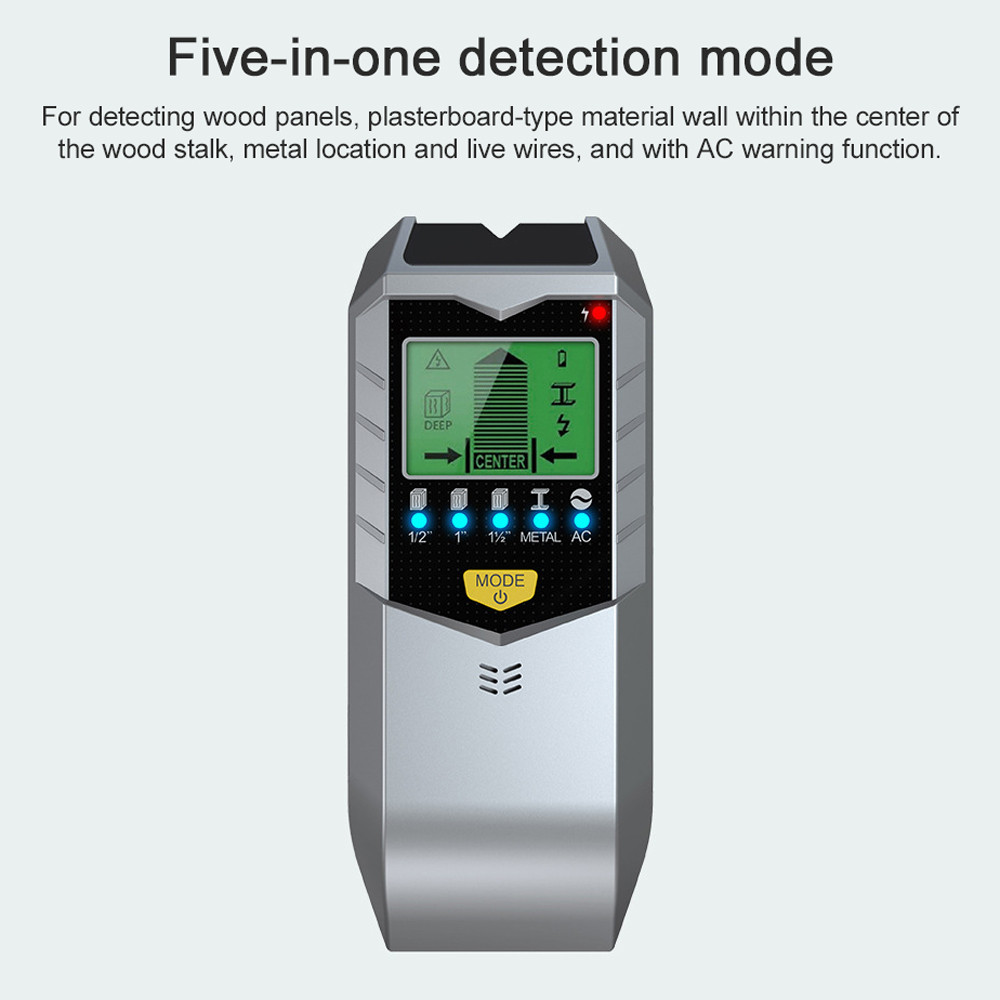 [Em Estoque] LCD Backlight Display Detector Digital De Metais De Parede Portátil Multifuncional Scanner Localizador De P