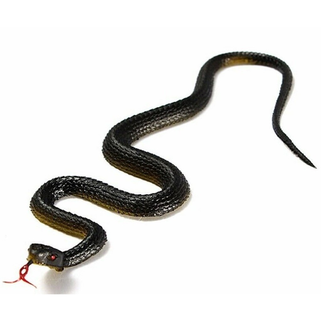 Cobra De Borracha Falsa Realista De 45 Cm Para Pegadinhas .