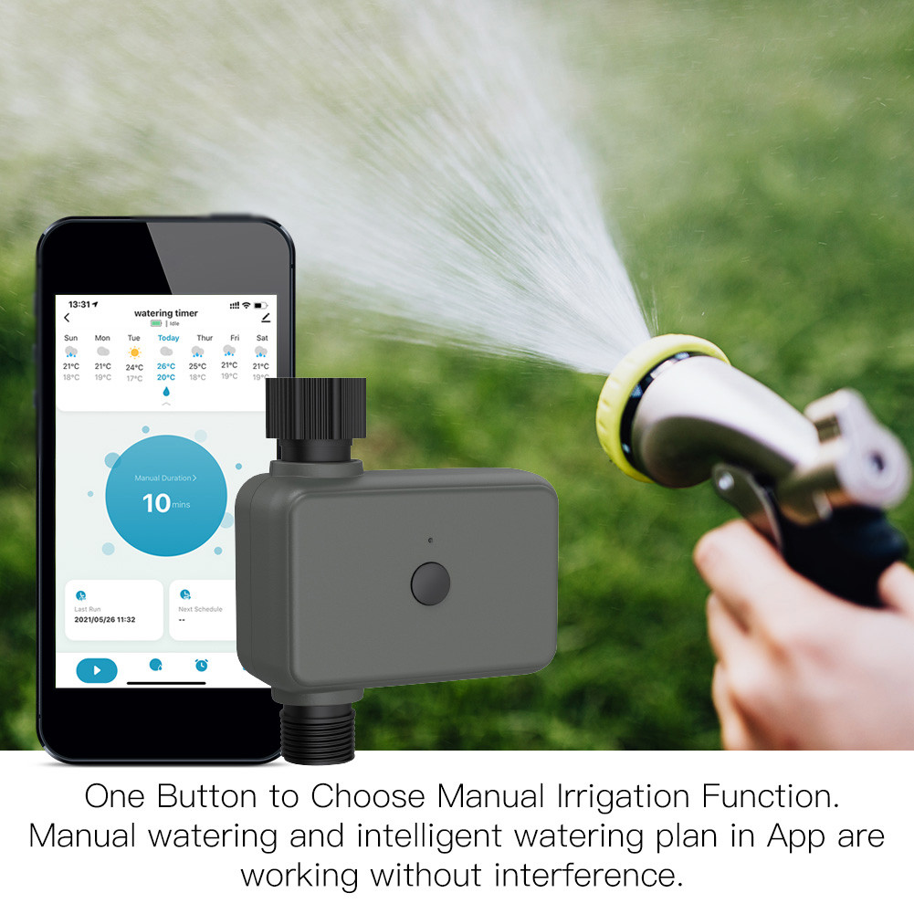 [Em Estoque] Inteligente Tuya APP BT Temporizador De Água Chuva Atraso Irrigação Programável Com Hub De Rega Automático 