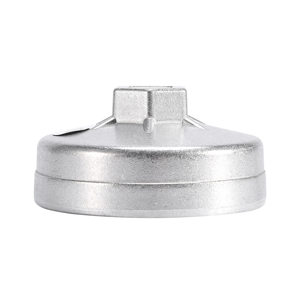 [Em Estoque] 74mm 14 Flauta Chave De Filtro De Óleo De Alumínio Ferramenta Removedora De Soquete 903 Cor Prata Para BMW