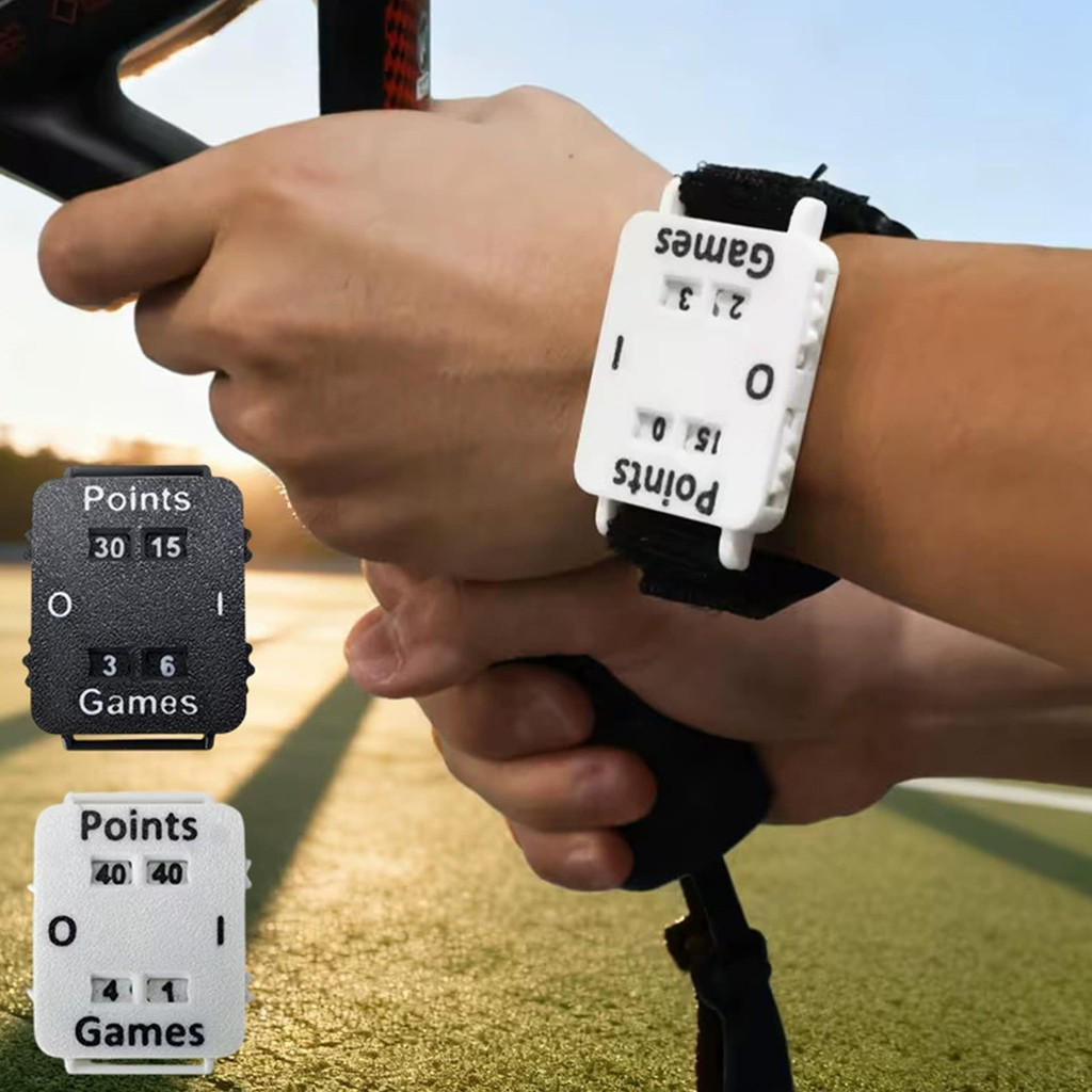 tshitoli-Relógio Contador De Pontuação De Tênis Com Pulseira Ajustável Portátil Leve Pickleball Padel Ping Pong Golf Sco