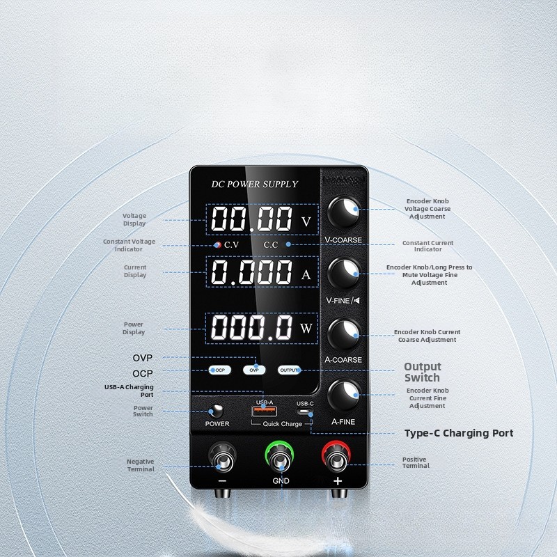 Fonte De Alimentação DC Ajustável SPS-C305S 0-30V 10A , Regulada
