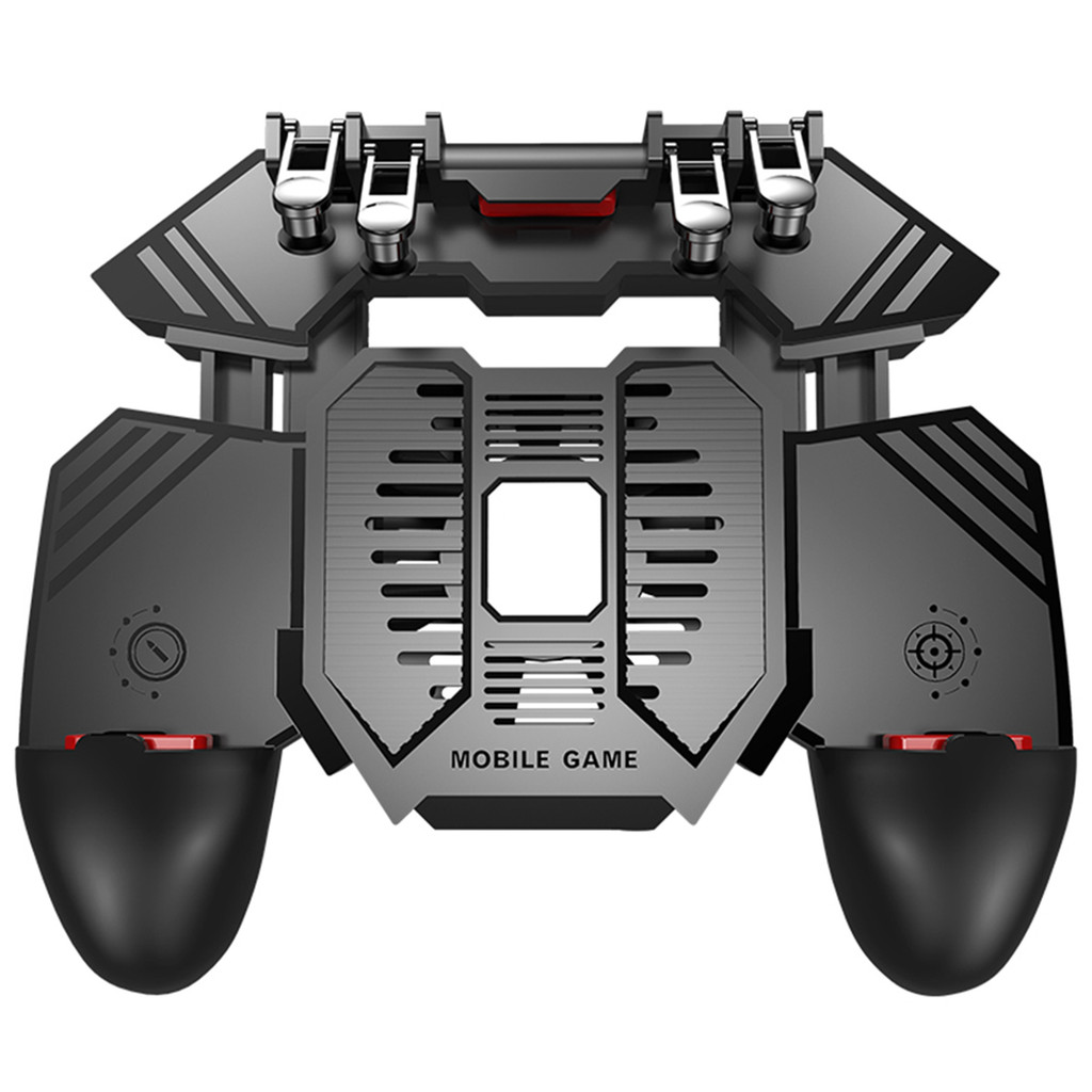 Controlador De Jogo Móvel Mmhmbr AK77 , Gamepad De PUBG , Com Gatilho De Jogos De 6 Dedos , Ventilador De Resfriamento D