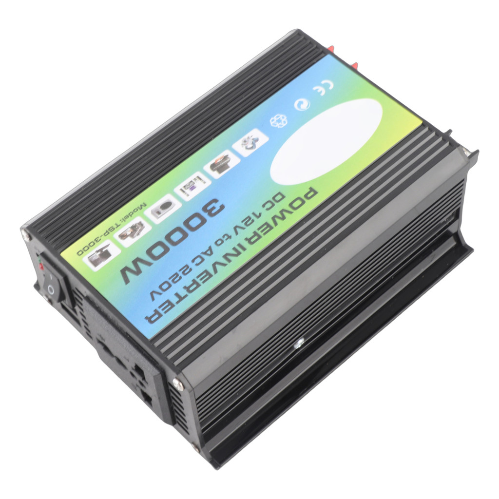 [Em Estoque] Peaks Power 3000W Inversor De Onda Senoidal Modificado De Alta Frequência DC 12V Para AC 220V Conversor Car