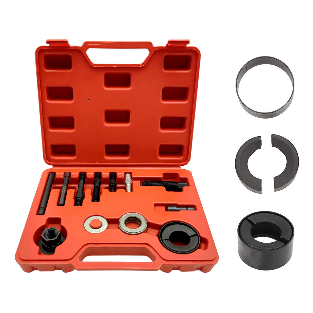 Mmhmbr 14 Peças Kit Extrator E Instalador De Polia , Removedor De Bomba De Direção Hidráulica Automática/Ferramenta De I