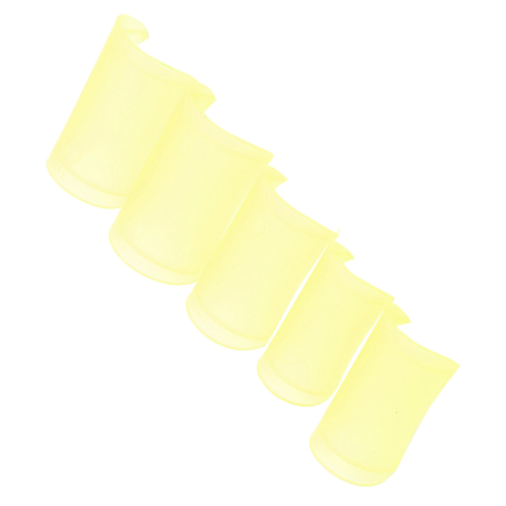 Cawdbr 5 Unidades Protetor De Membrana De Flauta ABS Acessórios De Instrumento Chinês Tradicional DM-01amarelo