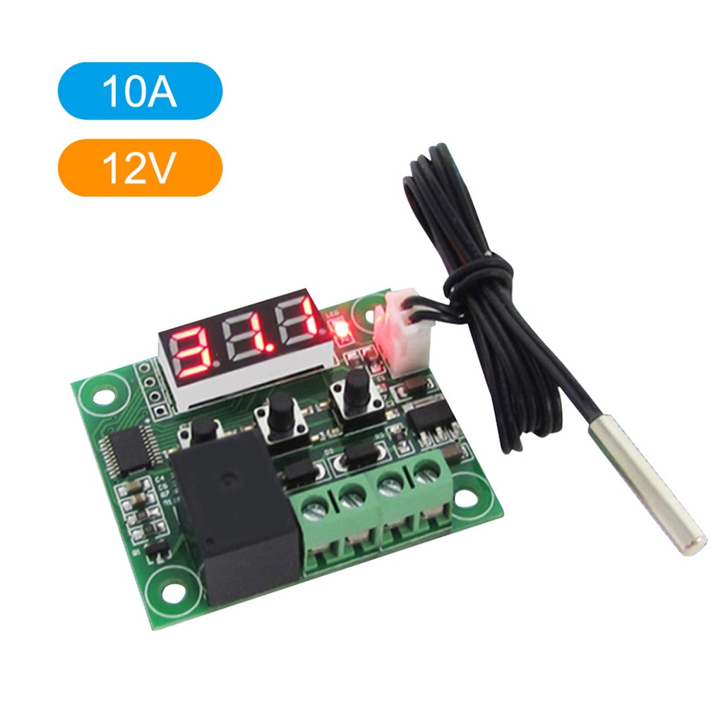 Placa Controladora De Temperatura Digital , Micro Painel Eletrônico De Termostato De Controle Com Sonda De Sensor À Prov