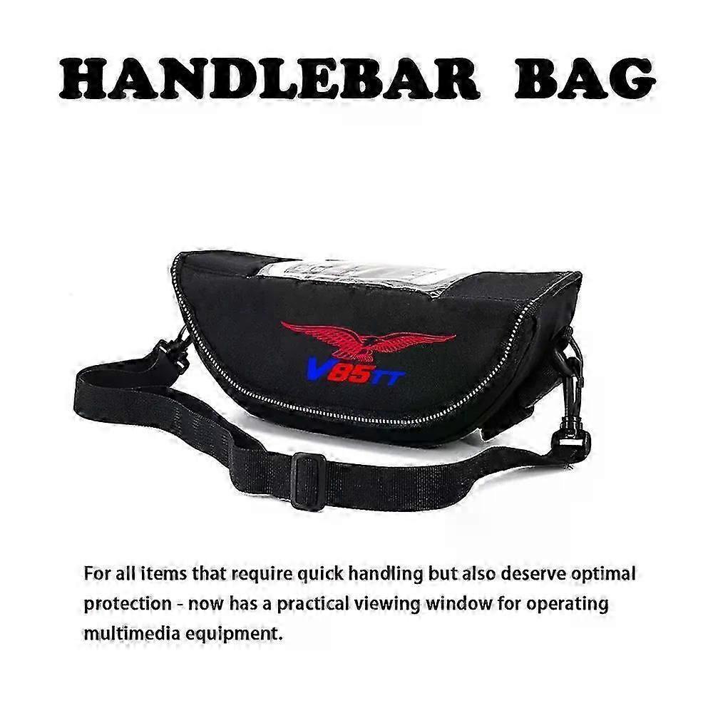 Bolsa Para Guidão De Motocicleta Aplicável , Moto Guzzi V85 TT V85TT , Acessórios Portáteis À Prova D'água , Bolsas De T