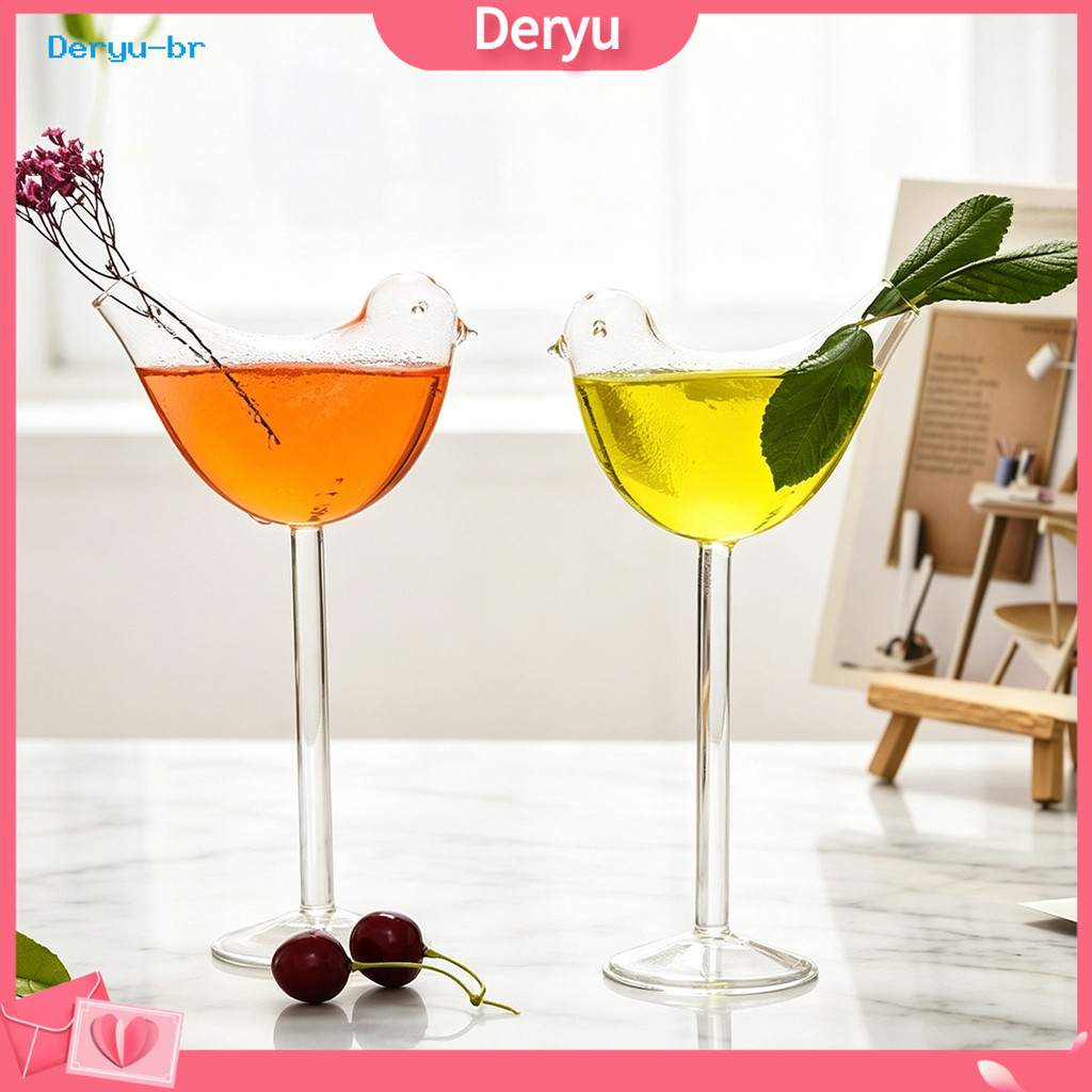deryu.br Copo De Coquetel Para Pássaros , Com Base Estável , Beber Capacidade De 150ml Vinho Elegante E Versátil Festa D