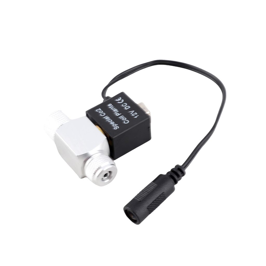 Válvula Solenóide Para Aquário Sistema De CO2 Regulador DC 12V Saída Conectar M10 * 1 Rosca Externa Única Cabeça Silenci