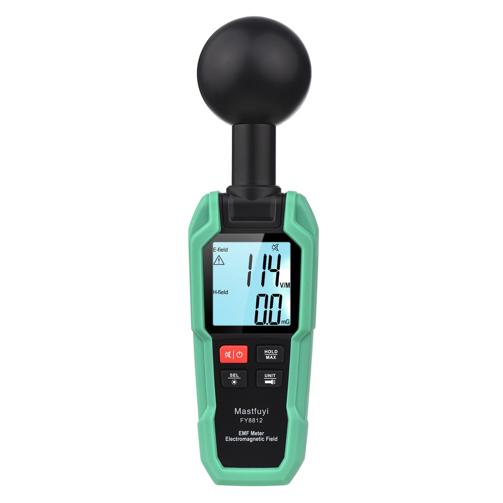 [Em Estoque] Mastfuyi Medidor EMF Testador De Campo Eletromagnético De Teste De Radiação De Alta Precisão Detector De On
