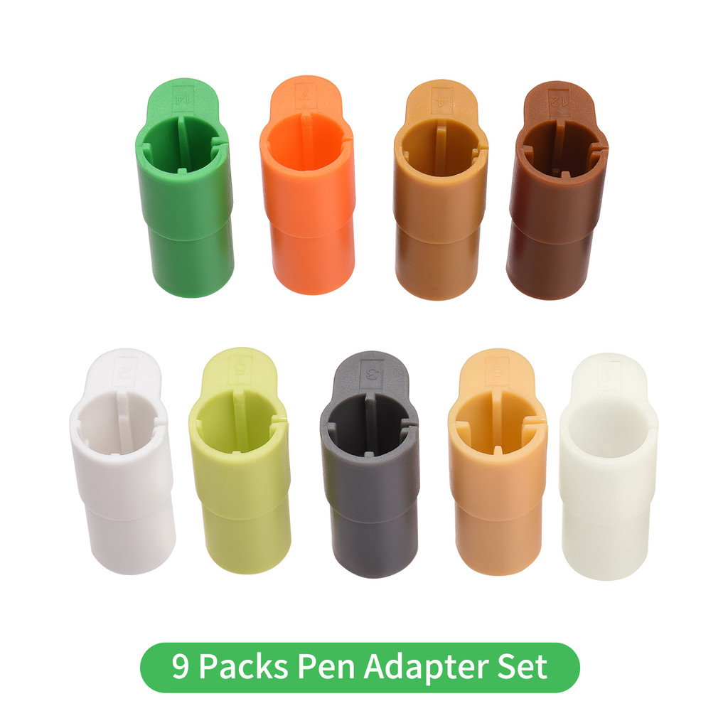 [Em Estoque] Conjunto De Adaptador De Caneta De 9 Pacotes De Substituição De Suporte De Marcador Para Sharpie/Bic/Crayol