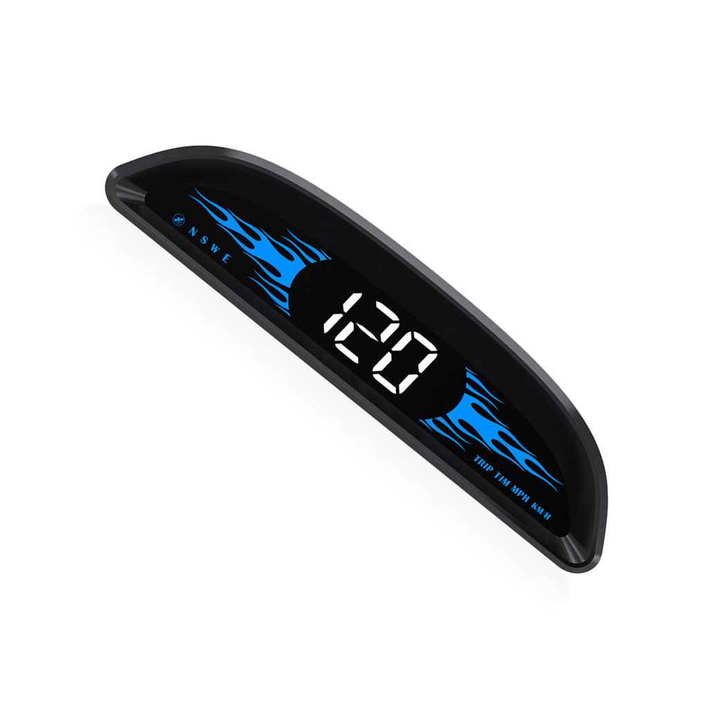 [Em Estoque] Visor De Cabeça Para Carro Velocímetro De Navegação GPS Digital Tela De Sistema Duplo Com Velocidade/Hora/D
