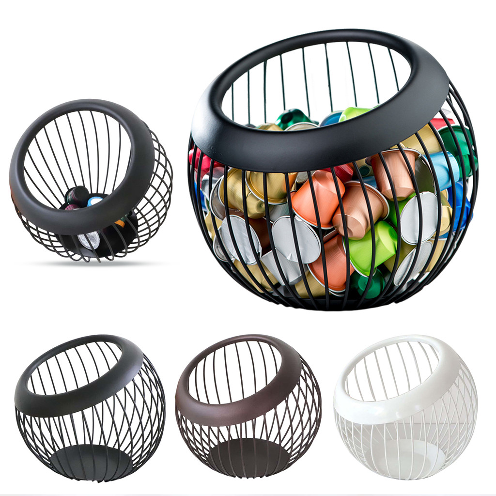 bluehome Suporte Para Cápsulas De Café , Cesta De Armazenamento , Grande Capacidade , À Prova De Ferrugem , Resistente C
