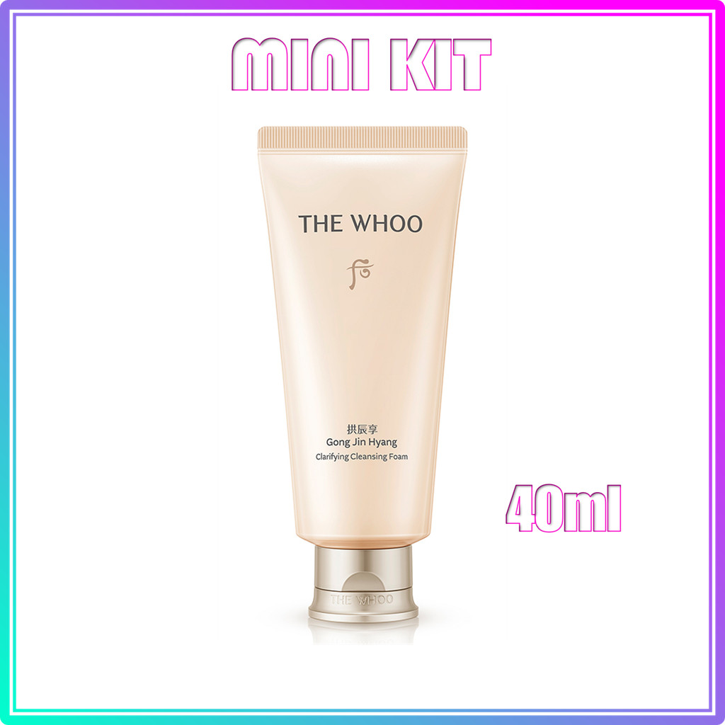 [THE WHOO] Espuma De Limpeza Clarificante Gong Jin Hyang 40ml / Gong Jin Hyang Clarifying Cleansing Foam 40ml #117