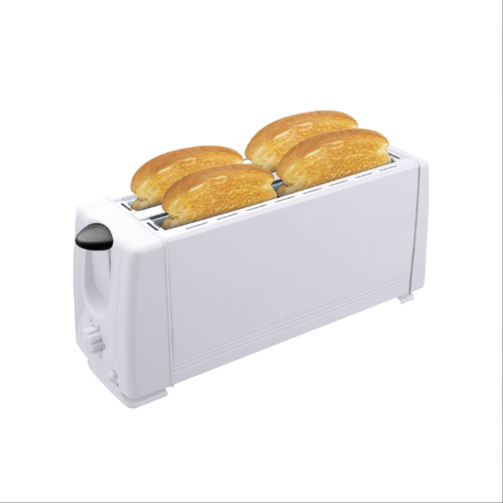 [Em Estoque] Torradeira Padrão Da Ue 220V Casa Aço Inoxidável Pode Torrar Quatro Peças Café Manhã Pão Sanduíche Comida L