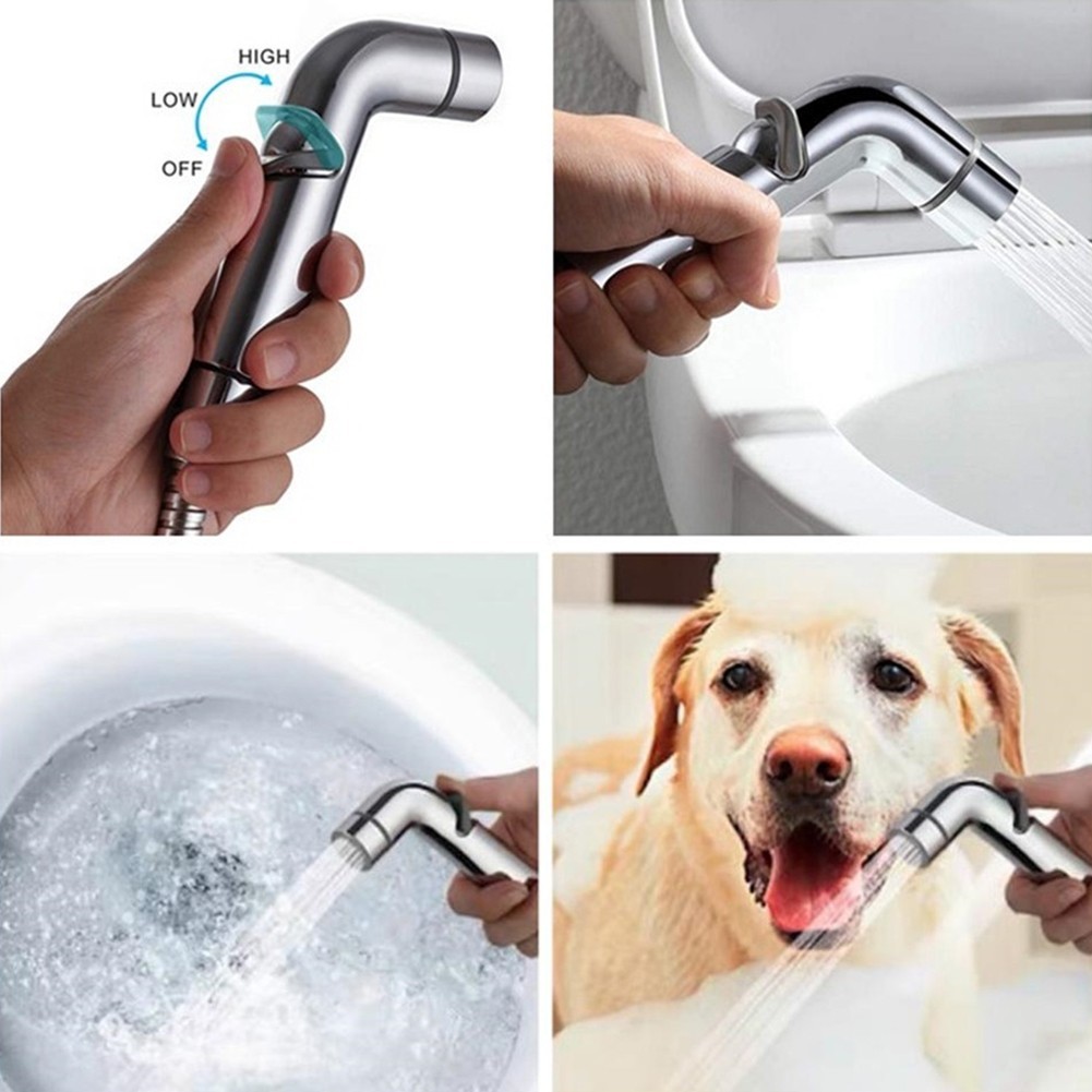 [BUHO] Pulverizador De Bidê Ajustável Com Fluxo , Torneira De Saúde , Chuveiro De Mão , Controle Fácil Para Idosos