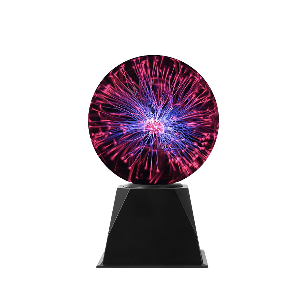 [Em Estoque] 6 Polegada Bola De Plasma Eletricidade Estática Toque Som Sensível Globo USB Plug-in Para Festa Casa Ciênci