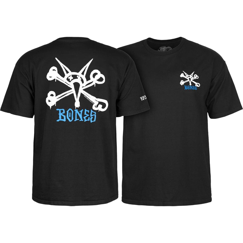 Camiseta Masculina De Algodão Powell Peralta Rat Bones Camisetas De Alta Qualidade Manga Curta Em Estoque
