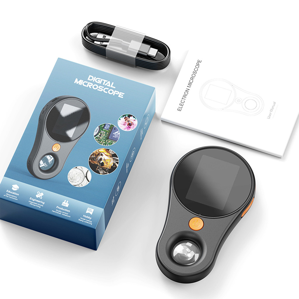 [Novo Estoque Pronto] Microscópio Digital Portátil De 2.0 Polegadas 1080P 500X Moeda Com Lupa E 8 LE