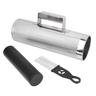 Cilindro De Areia sicibr , Guiro De Metal Com Raspador Kit De Instrumento De Percussão Manual Agitador De Para Sair Tran