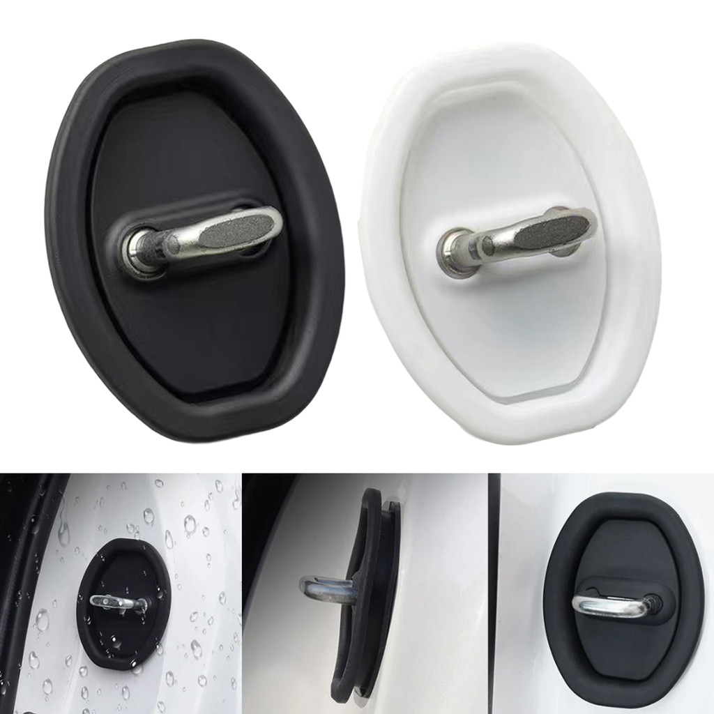 Gb 4 Unidades De Silicone Para Trava De Porta De Carro , Capa Protetora Universal Com Absorção De Choque , Proteção Anti