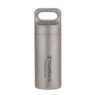 [Snowind1] Estojo Para Comprimidos De Titânio Mini Suporte À Prova D'água Caixa De Bolso Recipiente Viagens Ao Ar Livre 