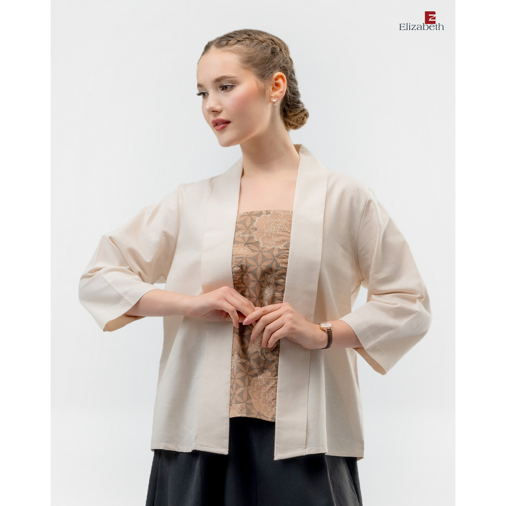 Elizabeth-Blusa Batik Feminina | Manga Longa 0559-3917