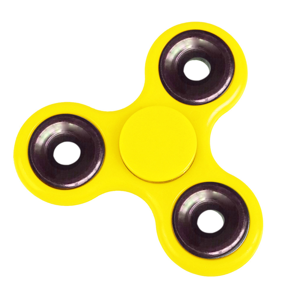 [Novo Estoque Pronto] Tri Triangle Fidget Hand Finger Spin Spinner Widget Focus EDC Pocket Desktoy Plas