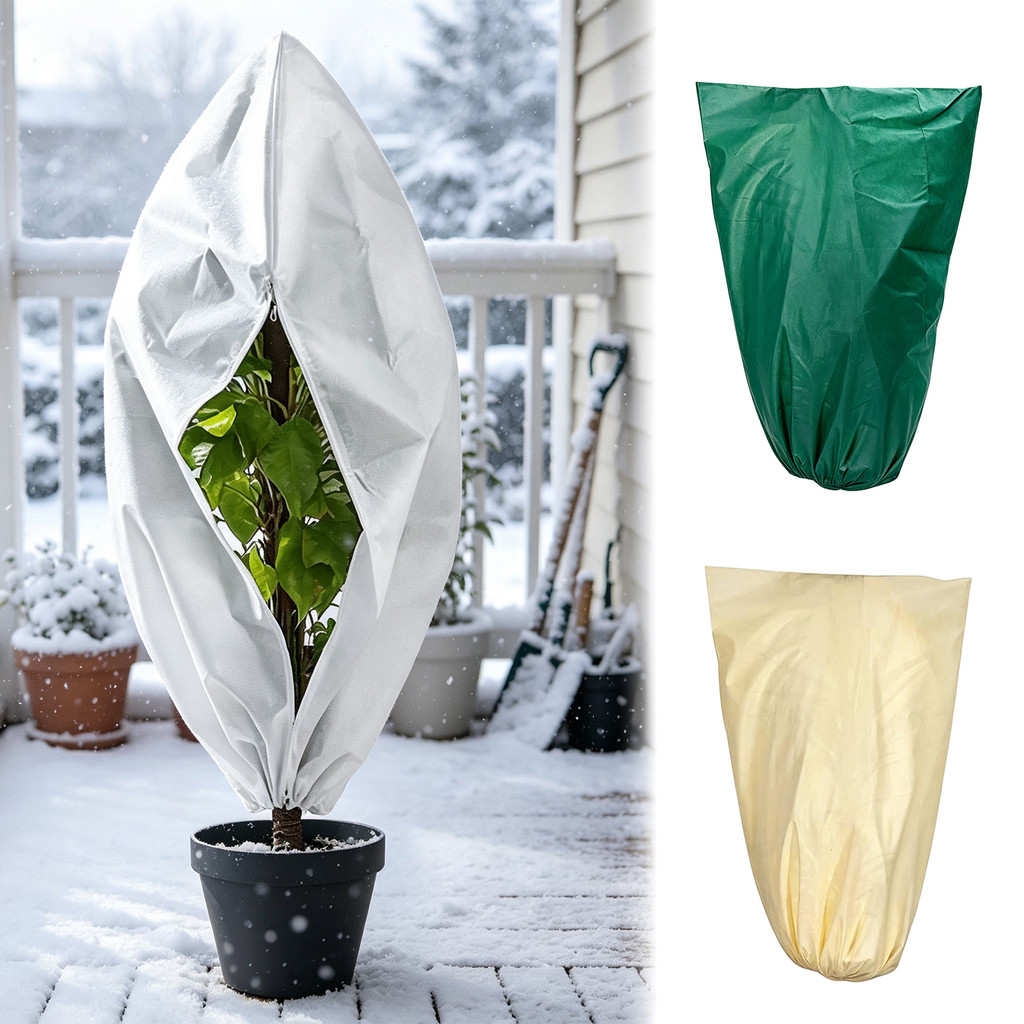 seafeel Capa De Planta Para Proteção Contra Congelamento , Árvore Com Cordão E Zíper , Jaqueta De Plantas De Inverno Cob