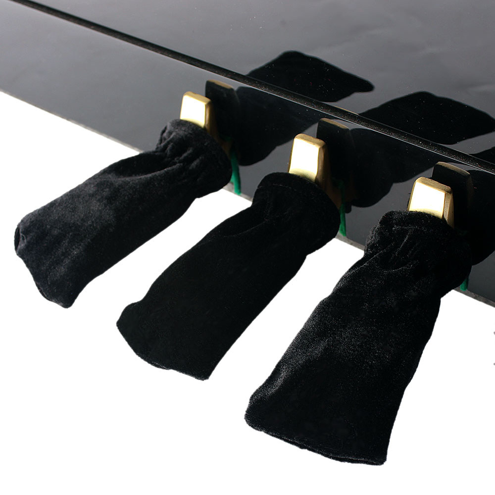sicibr 3pcs Piano Sustentar Pedal Capa Pleuche Universal Linda