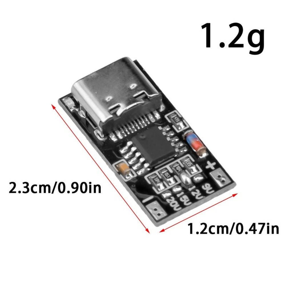 { PUO } Módulo De Gatilho De Carga Rápida Tipo C USB Para Placa De Reforço 5 Unidades De Suporte De Pacote