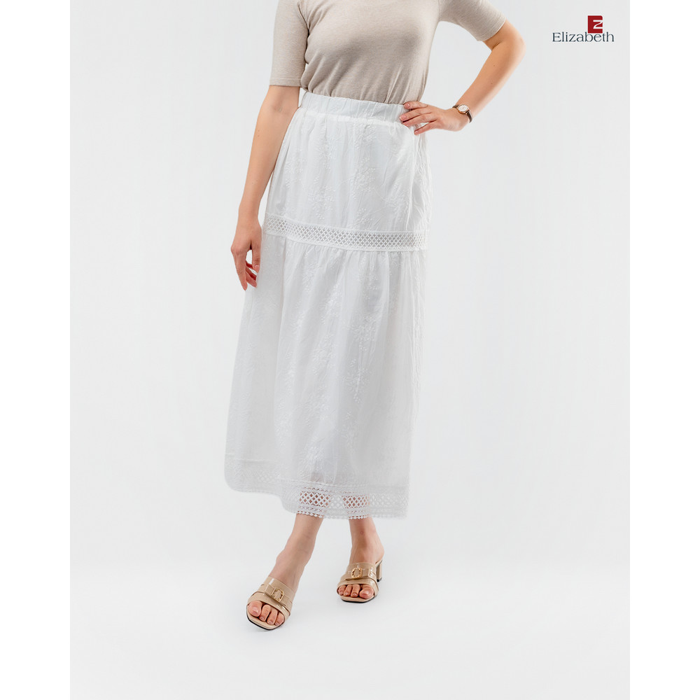 Elizabeth-Saia Maxi Bordada Linha A 0559-3842