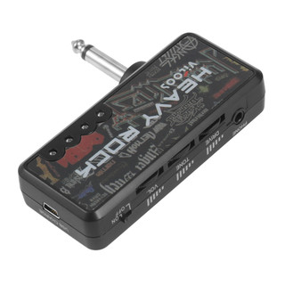 Sicibr VITOOS Plugue Para Guitarra Elétrica Mini Amplificador De Fone De Ouvido Heavy Rock Compacto Portátil