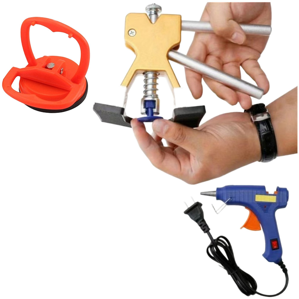 { PUO } Kit De Reparo Sem Pintura Para Extrator De Amassados De Carro Com 18 Abas Carroceria De Veículo