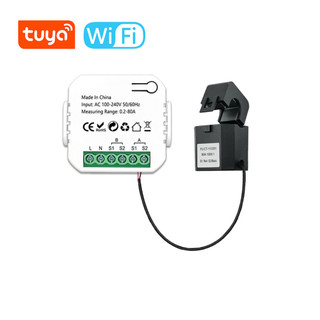 [Novo Estoque Pronto] Tuya Wifi Medidor De Energia Inteligente Sistema Solar Fotovoltaico Consumo De Produção Bi