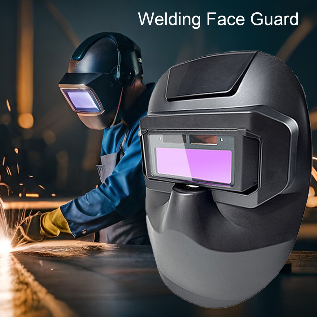 Capacete De Soldagem Com Escurecimento Automático SHENYOU Faixa Elástica Tela De Visualização Grande True Color Arc Weld