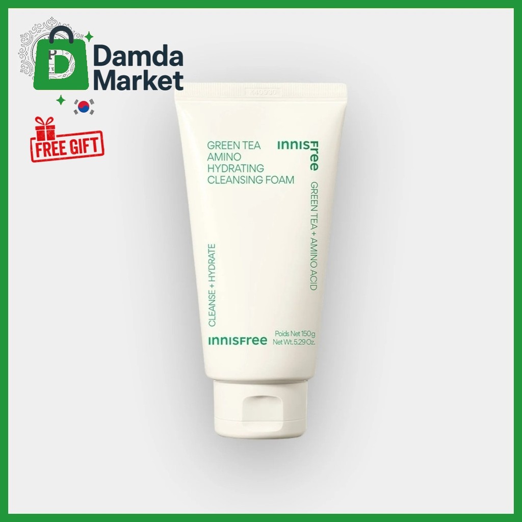 Espuma De Limpeza Hidratante Com Aminoácidos Innisfree Green Tea 150g