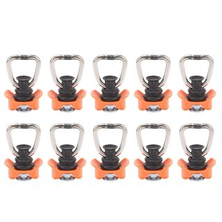 [Em Estoque] 10 Pcs L Track Stud Fitting Com Anel D Heavy Duty 1333 Lb Capacidade Rail Tie Down Para Van Pickup Truck La