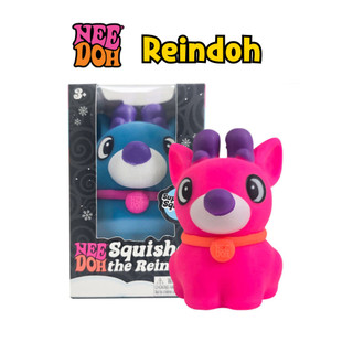 [Needoh] Reindoh Stress Ball Squishy Remessa Aleatória | Brinquedo Mole Macio Para Alívio Do Estresse Bola Fidget Sensorial Colorido