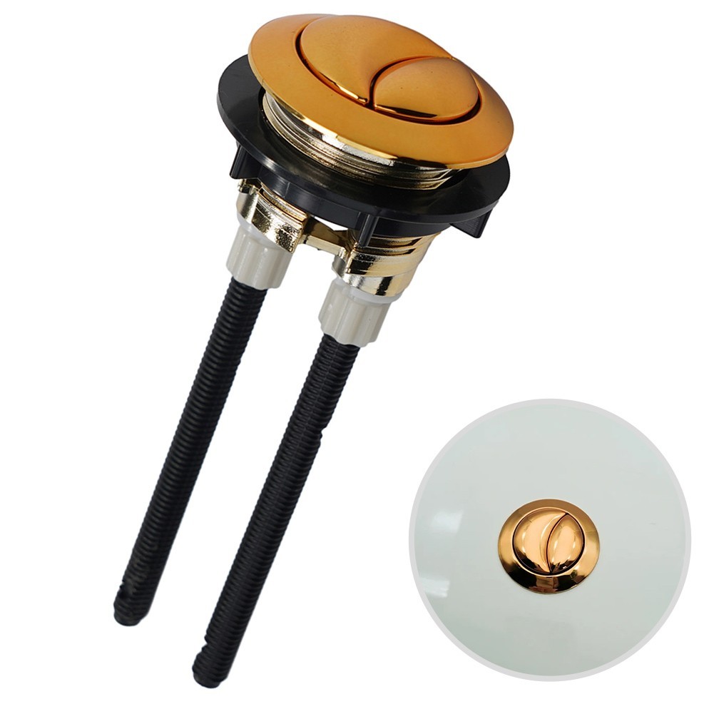 Botão De Pressão De Vaso Sanitário Dourado De 38 Mm Para Válvula De Descarga Superior Mecânica Com Dupla em Oferta na Shopee