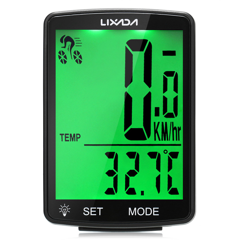 [hml1] Computador De Bicicleta Sem Fio LIXADA Multifuncional Tela LCD Velocímetro De Montanha Para Odômetro IPX6 Ciclo À