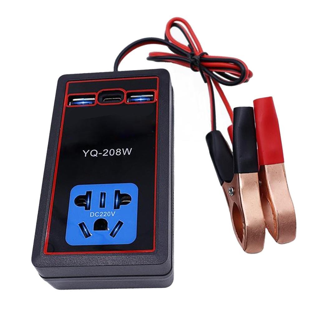 Inversor De Carro HILD Well 12V/24V Para 110V/220V Conversor Carregador Rápido USB em Oferta na Shopee