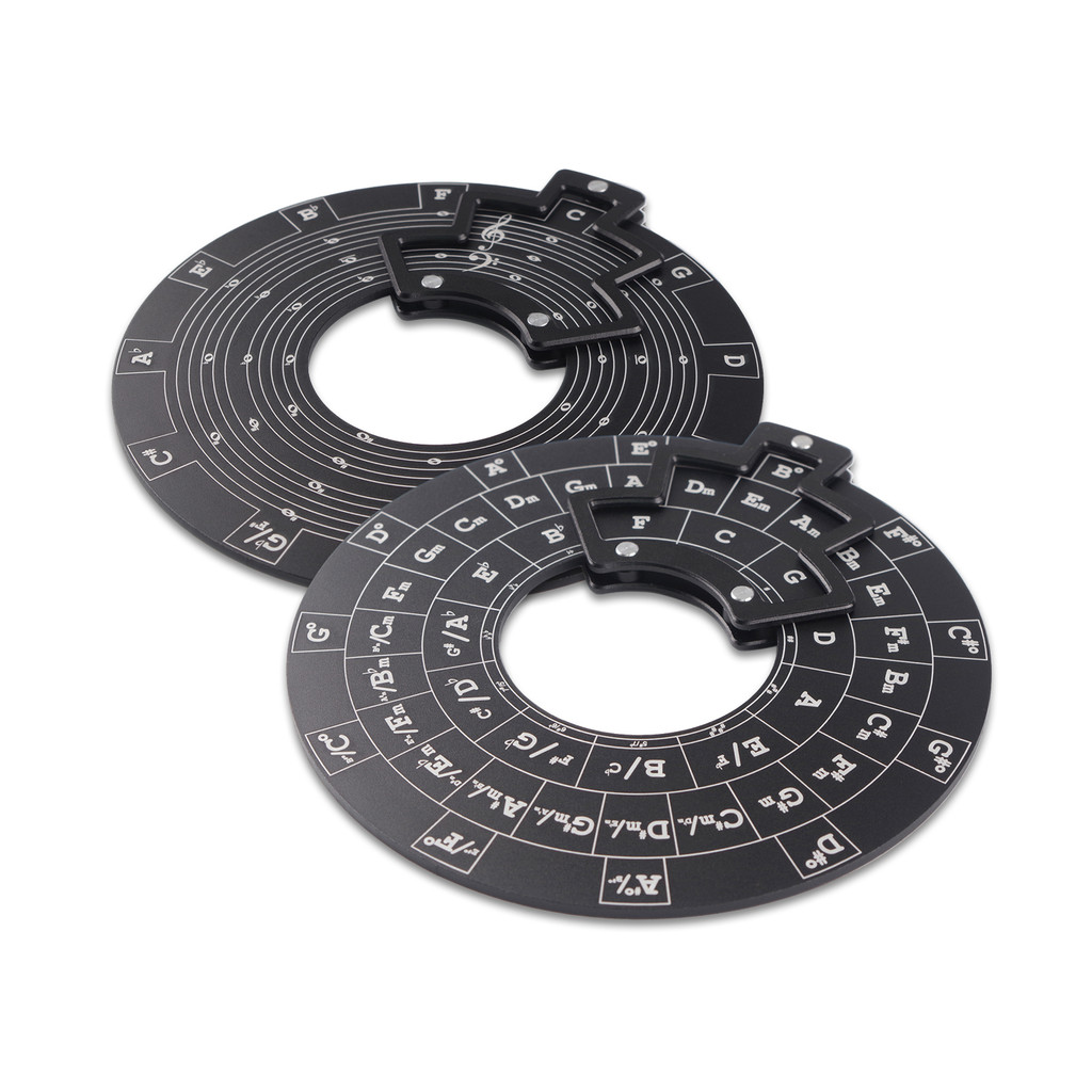 sicily Círculo De Quintas Roda De Liga De Alumínio Ferramenta De Melodia Placa De Teoria Musical Aprendizagem Série De A