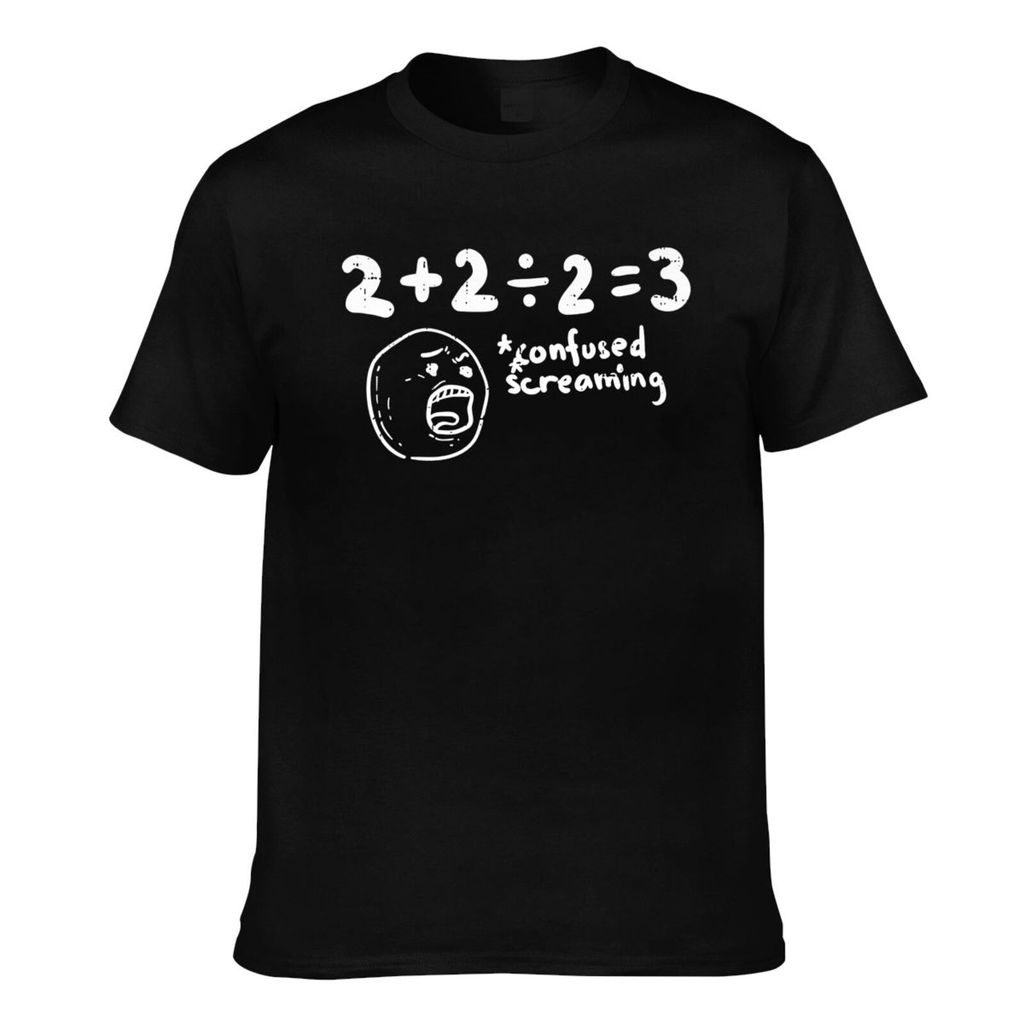 Moda Verão Camiseta Matemática Álgebra Operadorenrrangfolge Professor Estudante Algodão Masculino Tshirt