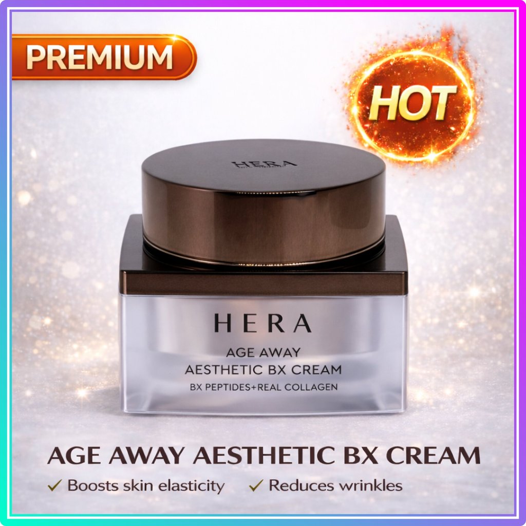 [HERA] Age Away Estético BX Creme Peptídeos Colágeno Real Anti Envelhecimento Firmador Facial Coreano Cuidados Com A Pele 25ml # 229
